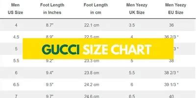 gucci jeans size guide|Gucci men's sneakers size guide.